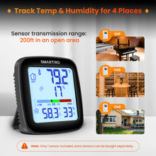 Load image into Gallery viewer, SMARTRO SC92 Professional Indoor Outdoor Thermometer Wireless Digital Hygrometer