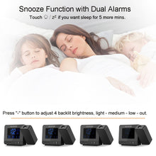 Load image into Gallery viewer, SMARTRO Digital Projection Alarm Clock with Weather Station