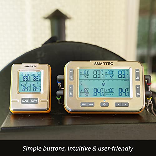 Promo ENZOO 500FT Wireless Meat Thermometer with 4 Probes for Grilling  Cicil 0% 3x - Jakarta Utara - Home And Kitchen Usa