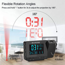 Load image into Gallery viewer, SMARTRO Digital Projection Alarm Clock with Weather Station